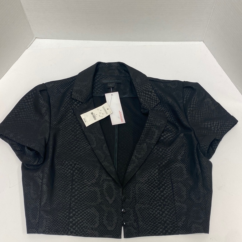 Express Design Studio Black Shrug